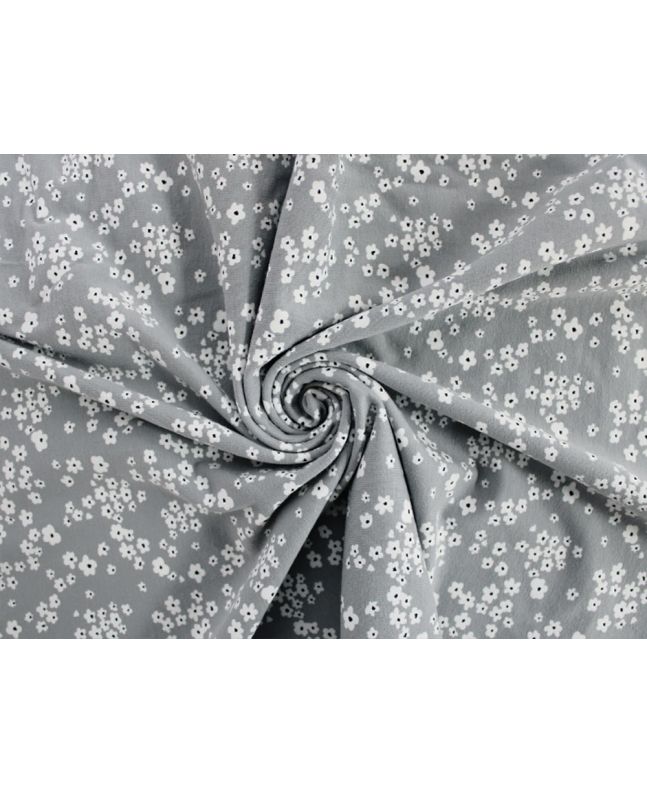 Daisy Fields Cotton Jersey, Silver