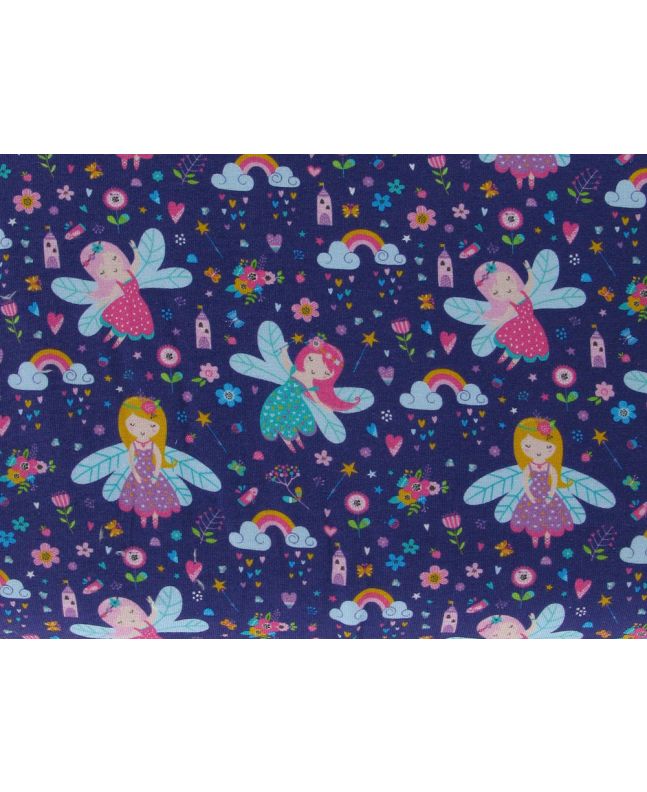 Dancing Fairies Cotton Jersey