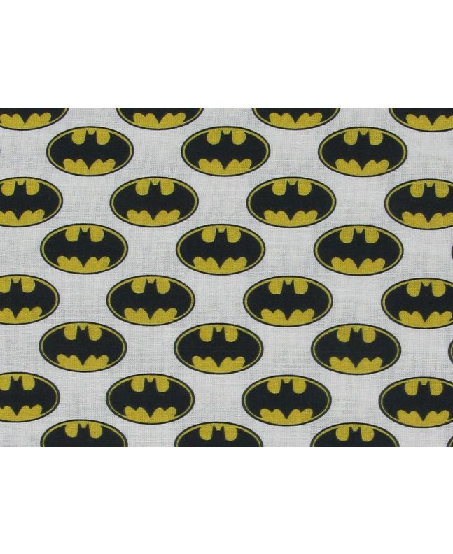 DC Comics Batman Crest Cotton Print