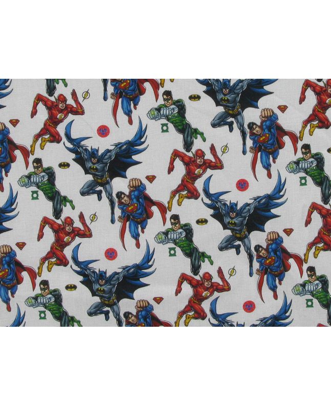 DC Comics Printed Cotton, Heroes