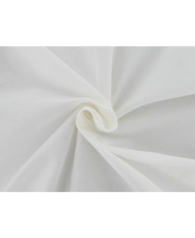 Deadstock Plain Cotton Poplin, Ivory