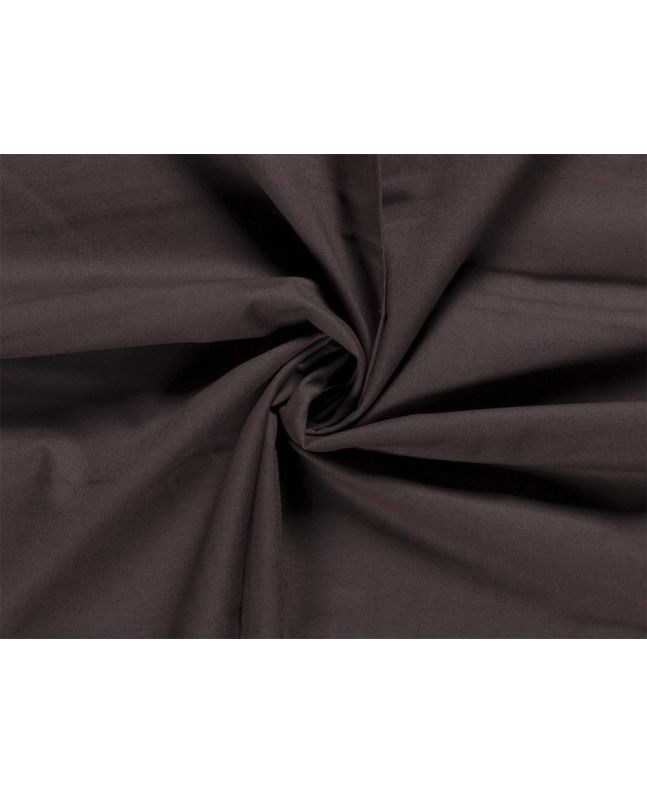 Deadstock Plain Dye Cotton, Chocolate