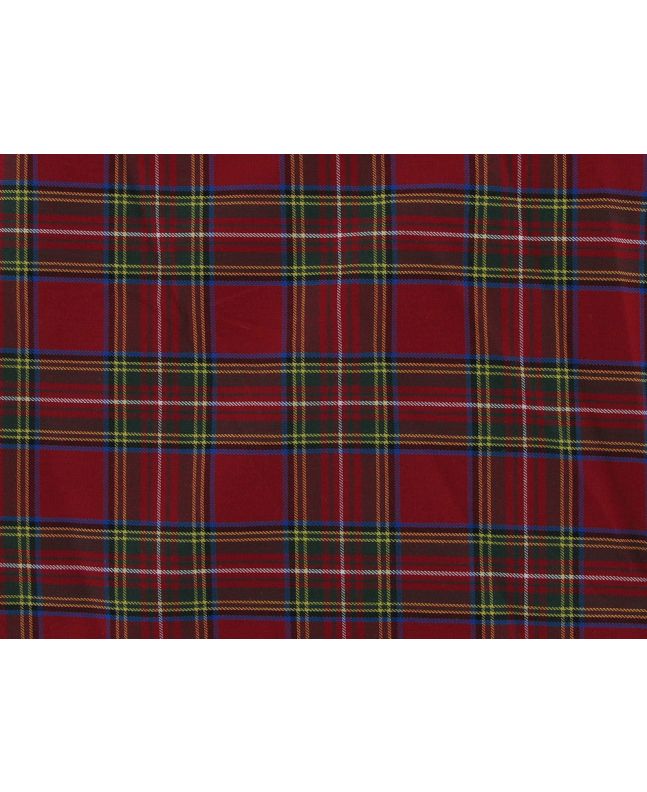 Deadstock Soft Cotton Woven Tartan, Stewart
