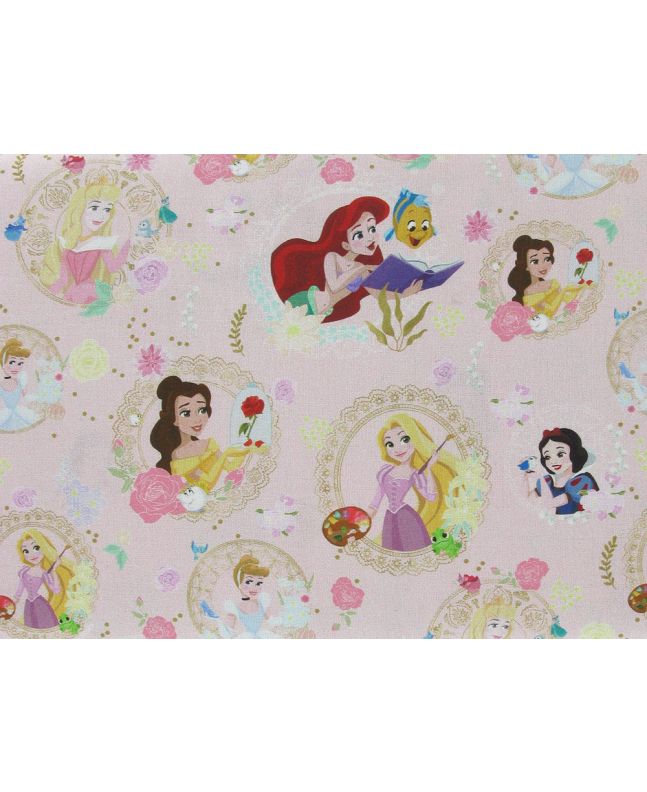 Disney Princess Frames Cotton Print