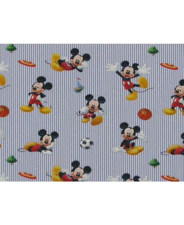 Disney Printed Cotton, Mickey Ball Games