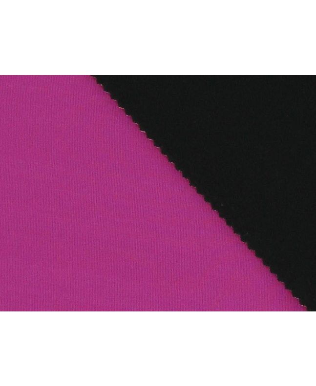 Double-Faced Bonded Neoprene, Cerise and Black