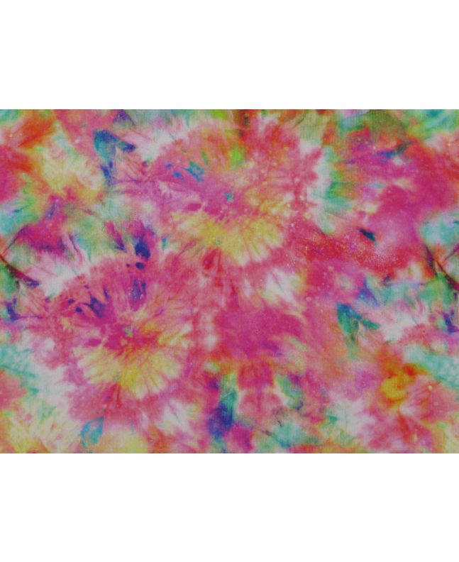 Dreamy Tie Dye Digital Print Viscose, Pink
