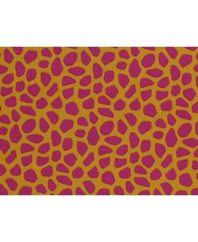 Electric Safari Giraffe Cotton Print, Cerise