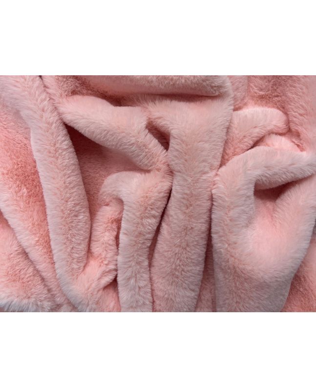 Emily Soft Plush Faux Fur, Blush
