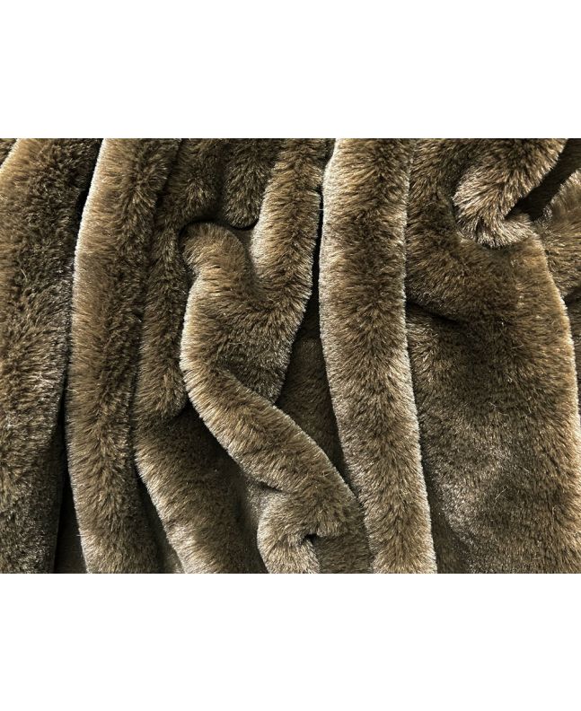 Emily Soft Plush Faux Fur, Chocolate