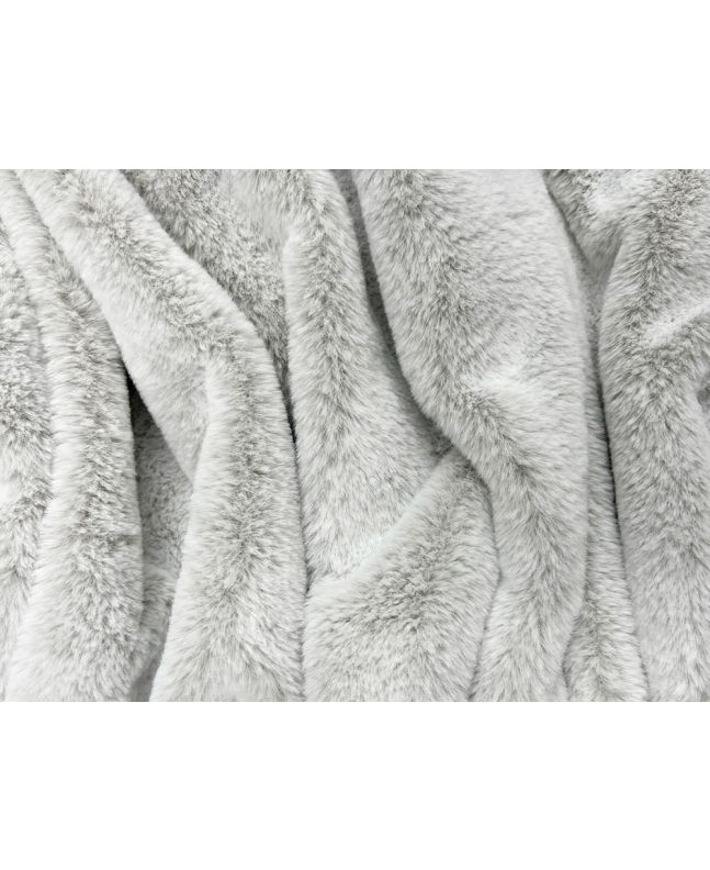 Emily Soft Plush Faux Fur, Silver Fox