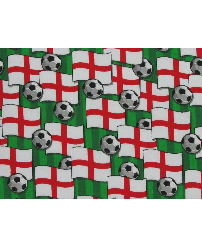 England Football Polycotton Print