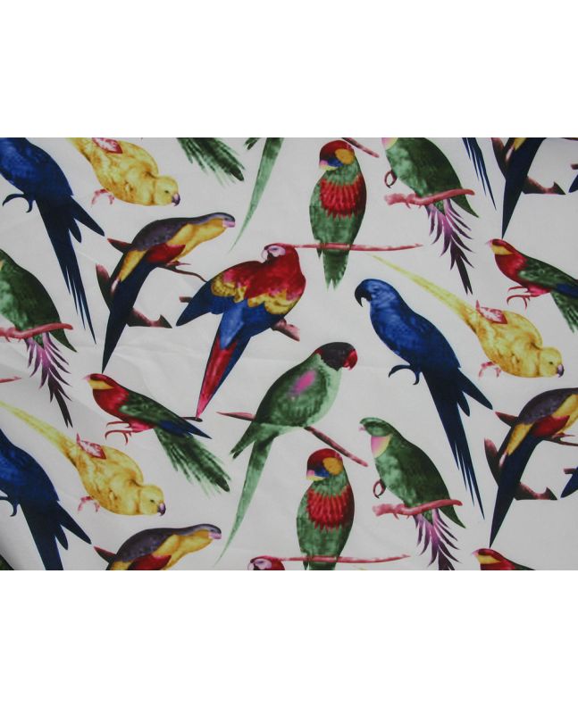 Exotic Birds Polyester Print