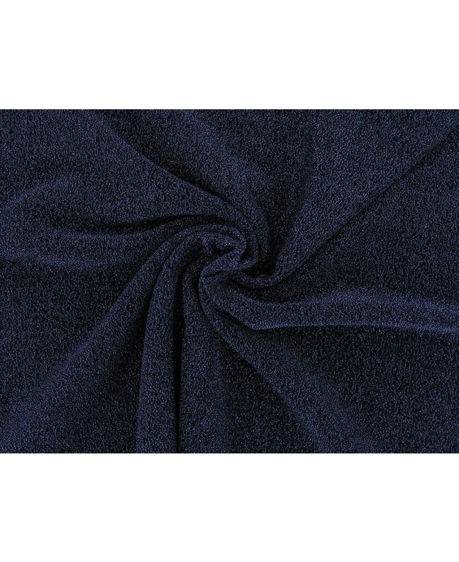 Fancy Firefly Metallic Knit - Navy on Black