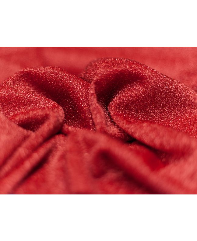 Fancy Firefly Metallic Knit - Red