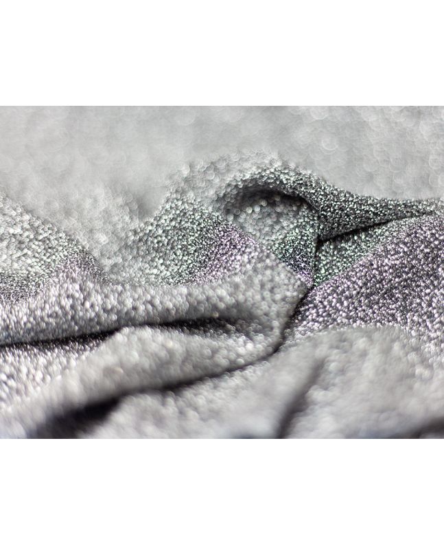 Fancy Firefly Metallic Knit - Silver Black