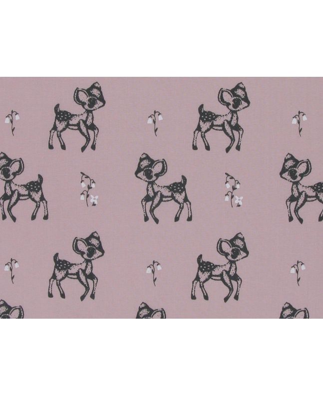 Fawn Forest Polycotton, Dusky Pink