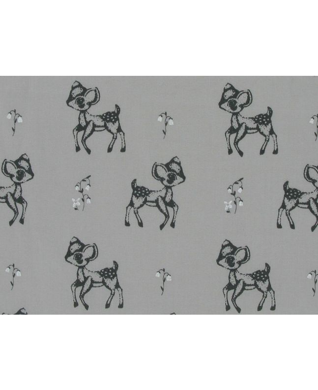 Fawn Forest Polycotton, Grey