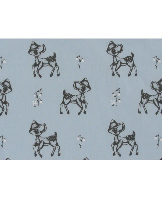 Fawn Forest Polycotton, Powder Blue