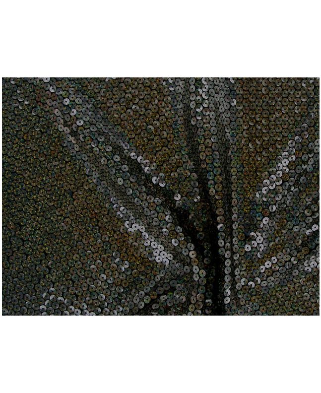 Fishscale Hologram Sequin - Black