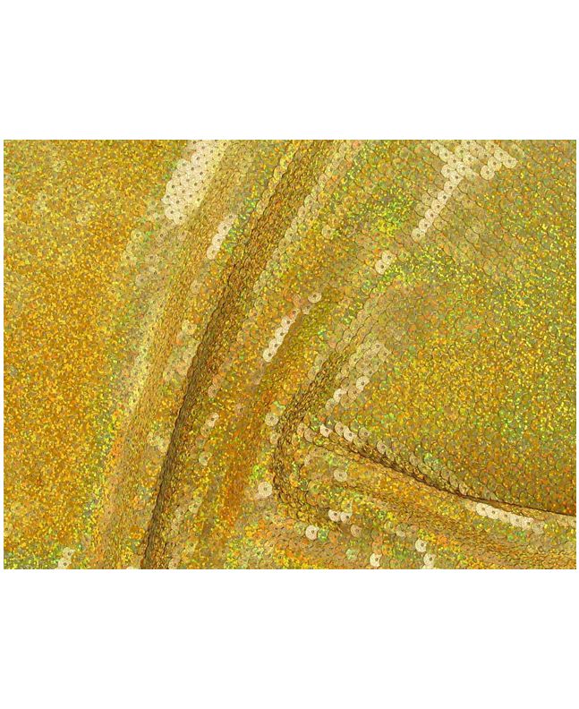 Fishscale Hologram Sequin - Yellow