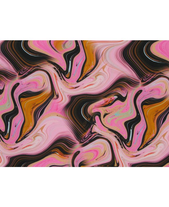Fleece Backed Showerproof Soft Shell, Abstract Marble