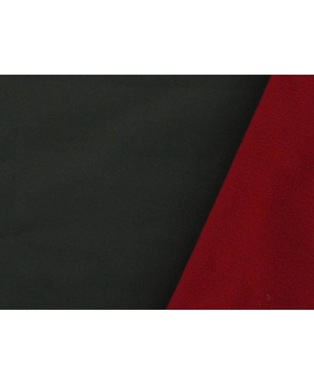 Fleece Backed Showerproof Soft Shell, Khaki and Red