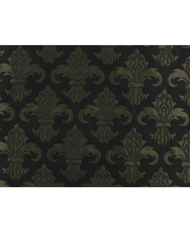 Fleur De Lis Jacquard, Black