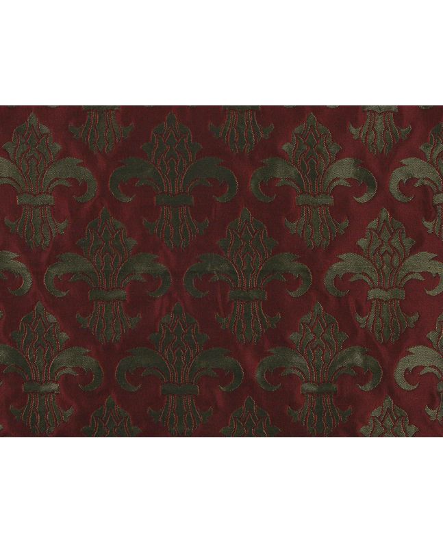 Fleur De Lis Jacquard, Red