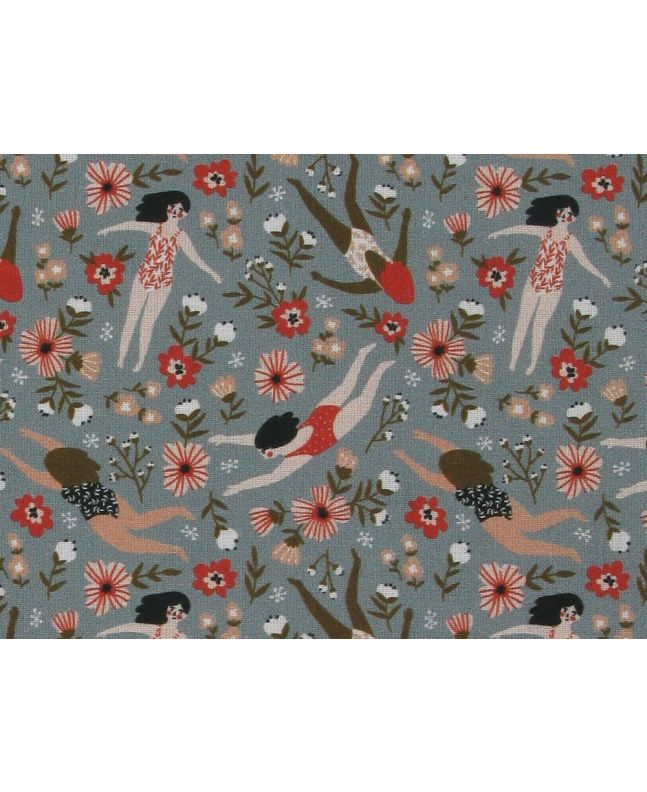 Floral Summer Swimmers Cotton Print