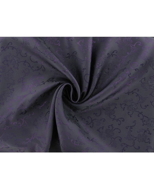 Floral Vine Two Tone Jacquard Acetate Viscose Lining, Mauve