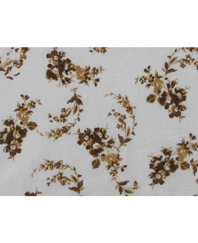 Flower Branches Lightweight Cotton Print