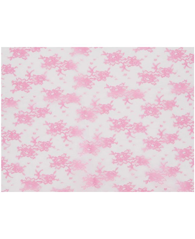 Flower Nylon Lace - Pink