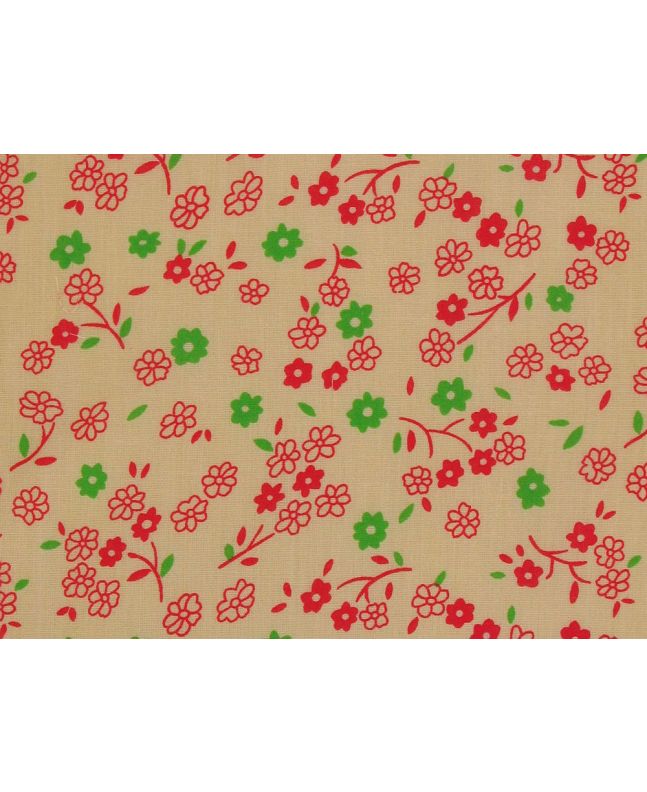 Fun Flutter Daisy Polycotton Print, Yellow