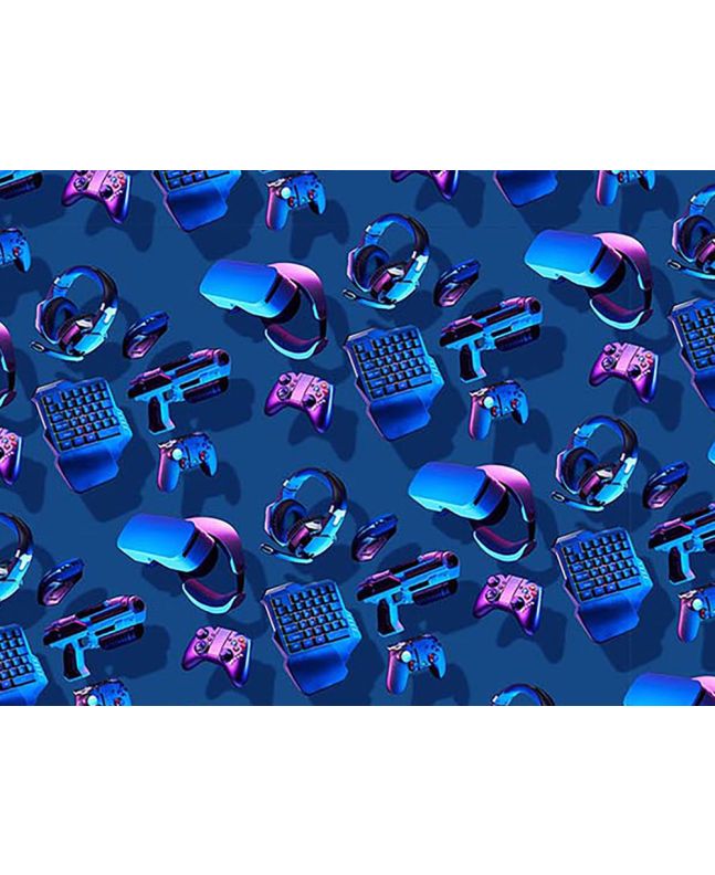 Gamer Series Cotton Print, Controller Virtual Reality