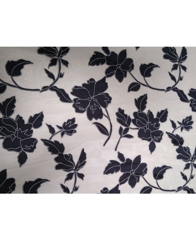Gauss Rose Printed Polyester Chiffon
