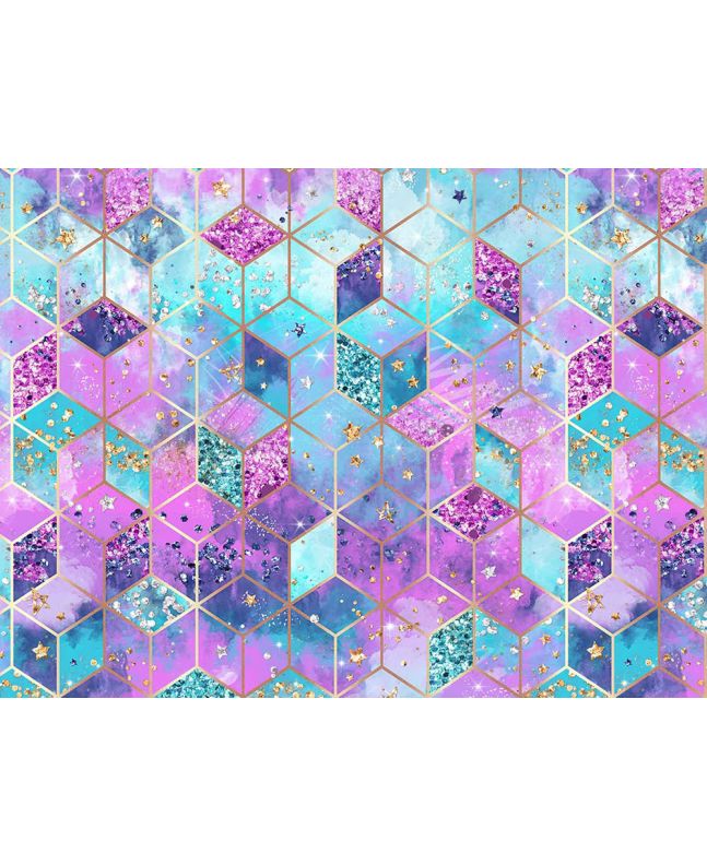 Geo Glam Cotton Print
