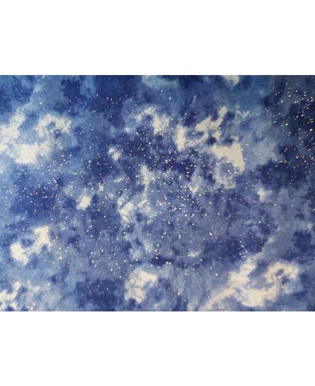 Glitter Sparkle Cotton Blender, Royal