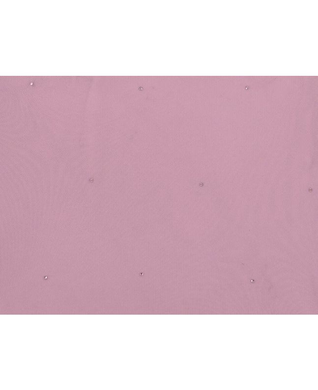 Glitter Spots Net With Diamante, Baby Pink