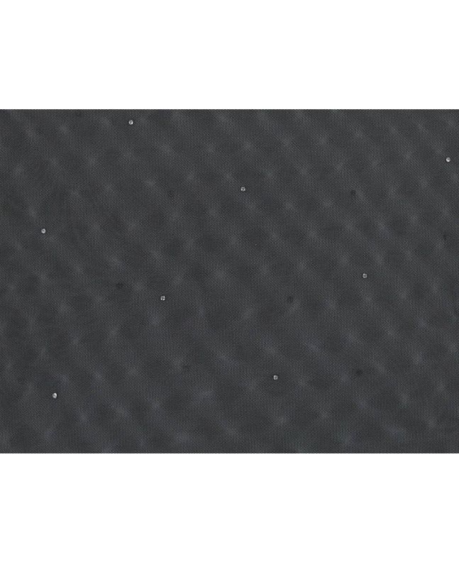 Glitter Spots Net With Diamante, Black