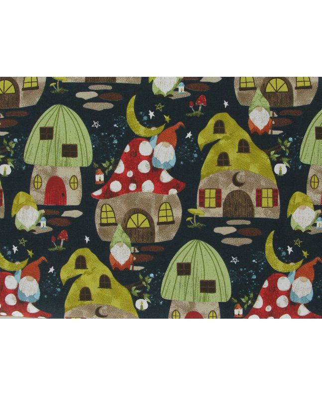 Gonk Life Premium Cotton Print, Gonk Town