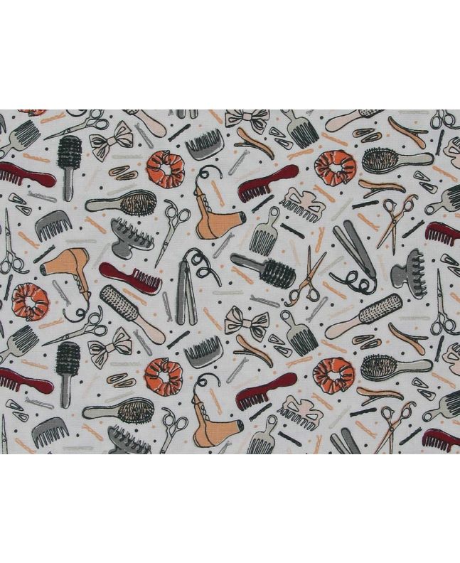 Hair Day Cotton Print, Gadgets