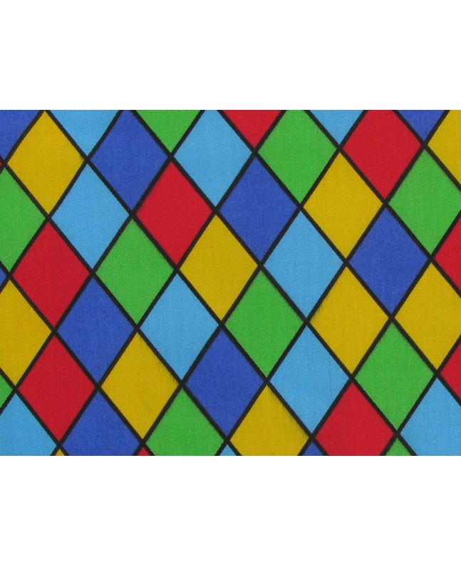 Harlequin Polycotton Print, Multicolour