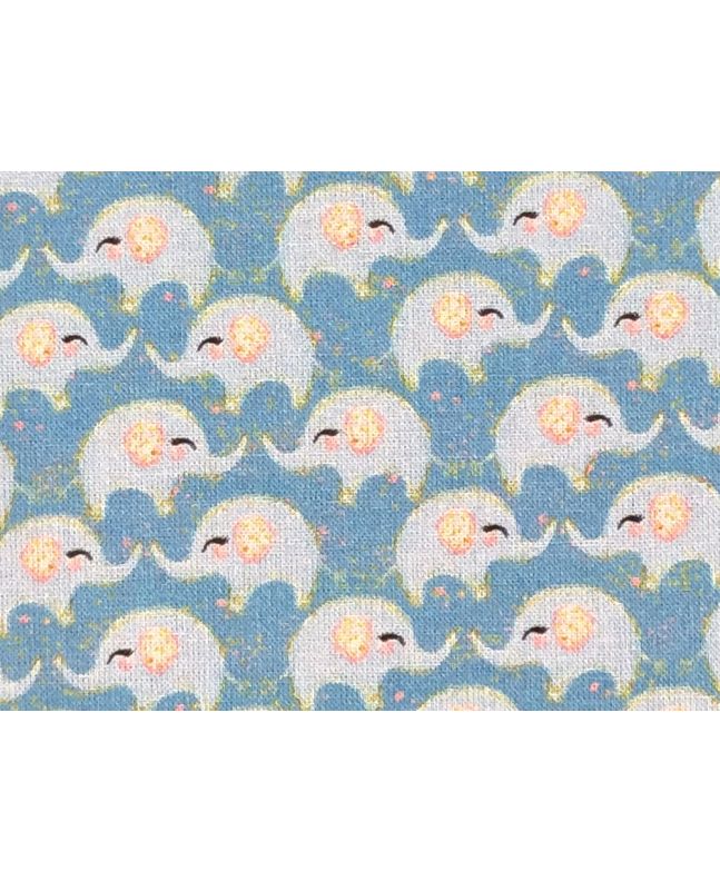 Harmony Cotton Print, Elephant Chain