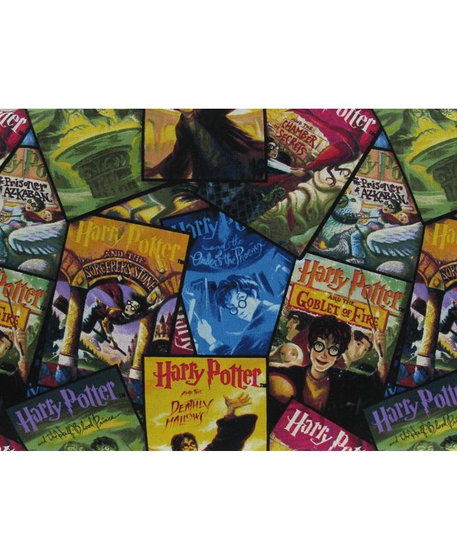 Harry Potter Book Covers Cotton Print