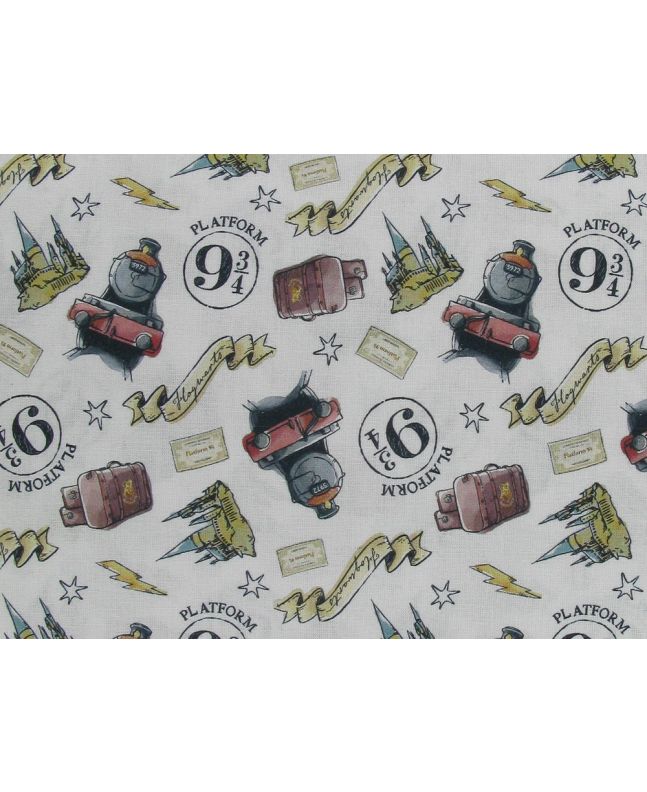 Hogwarts Express Digital Cotton Print