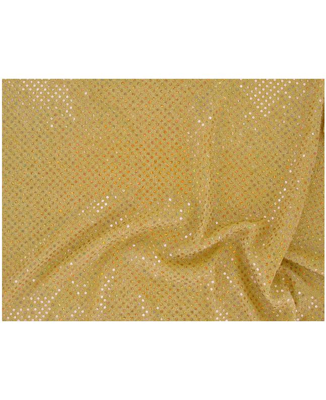 Hologram Sequin on US Knit - Gold