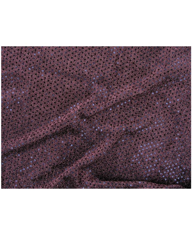 Hologram Sequin on US Knit - Red Grape