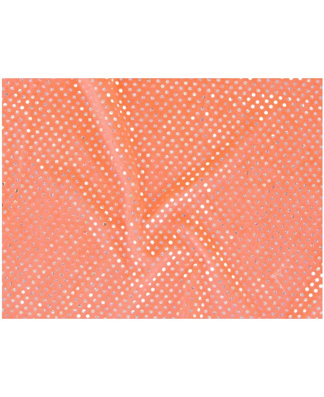 Hologram Sequin Velour - Light Pink
