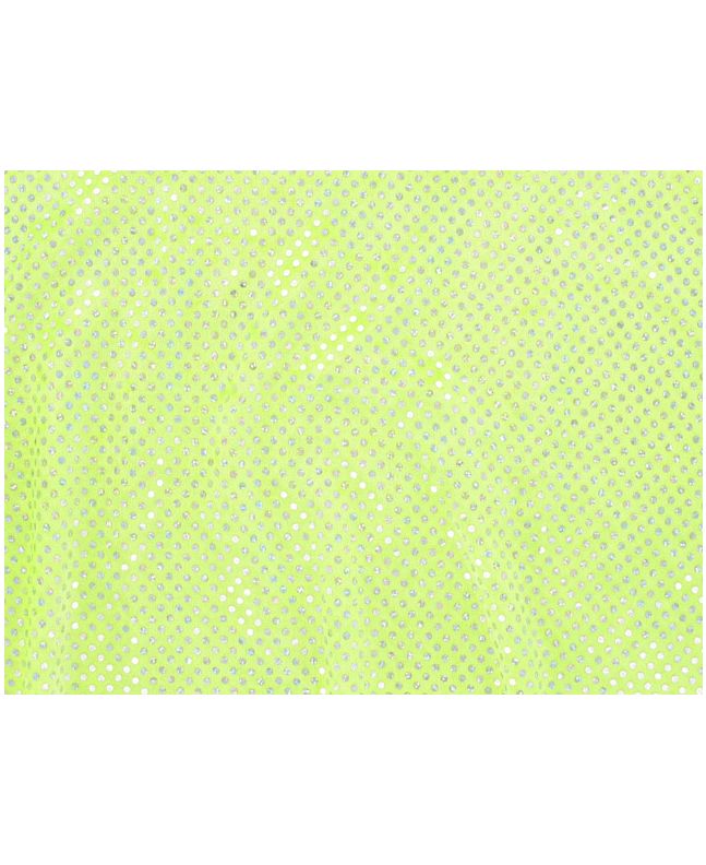 Hologram Sequin Velour - Yellow